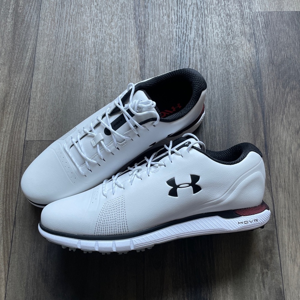 Under Armour HOVR Fade Spikeless Golf Shoe White Size 11 3022764-100